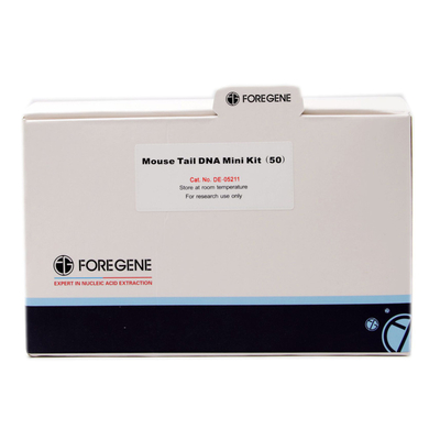 Foregeneのゲノムの速いマウスの尾DNAの抽出のキットの分離1.25ml X2